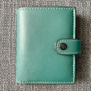 Coach Leather Small Trifold Wallet